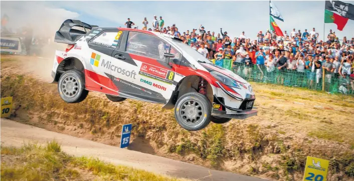  ?? Photo / Toyota Gazoo Racing WRC ?? Ott Tanak is the leader of the World Rally Championsh­ip with three events left in 2019.