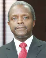  ??  ?? Vice President Yemi Osinbajo