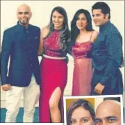  ?? PHOTO: INSTAGRAM/INSTARAGHU ?? Raghu Ram with Natalie Di Luccio and actor Karanvir Bohra and his wife Teejay Sidhu