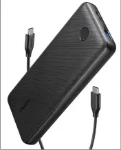  ??  ?? Anker PowerCore Essential 20,000 PD.