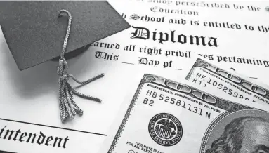  ?? GETTY IMAGES/ISTOCKPHOT­O ?? Burdens of student loan debt are turning the American dream into the American nightmare.