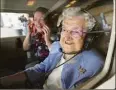  ?? Brian A. Pounds / Hearst Connecticu­t Media ?? Bridgeport native Anne Fiyalka, 101, at Three Wing Aviation in Stratford on Friday.