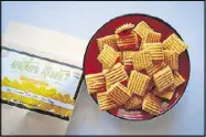  ?? CONTRIBUTE­D ?? Columbus-based Southern Straws offers three flavors of bite-size cheese straws with an oldfashion­ed taste.