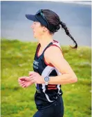  ?? Photo / Ian Cooper ?? Hawke’s Bay Marathon women’s winner Ingrid Cree strides out.