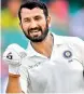  ??  ?? Cheteshwar Pujara