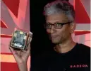  ??  ?? AMD called this mockup of four Vega modules with 100 TFLOPS of compute a “brain-in-a-box.”