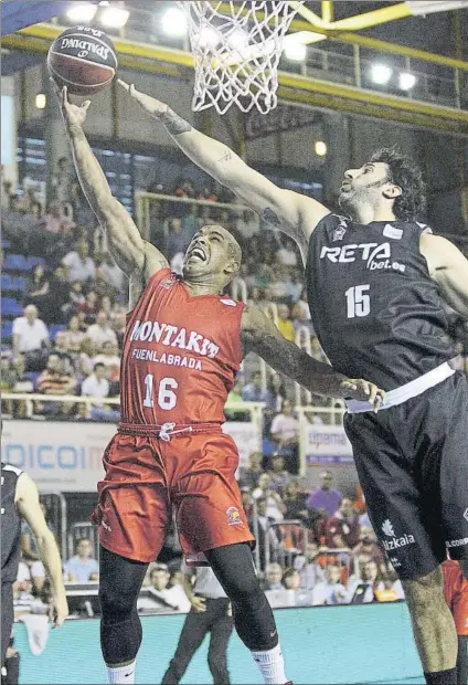  ?? FOTO: EFE ?? Derrota El RETAbet Bilbao Basket cayó el pasado sábado en la pista del Fuenlabrad­a en el estreno en la Liga Endesa