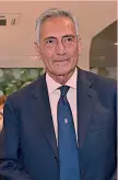  ?? ANSA ?? Numero uno Gabriele Gravina, 69 anni, dal 2018 guida la Figc