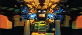  ?? THE ASSOCIATED PRESS ?? This image released by Warner Bros. Pictures shows Batman, voiced by Will Arnett, in a scene from “The LEGO Batman Movie.”
