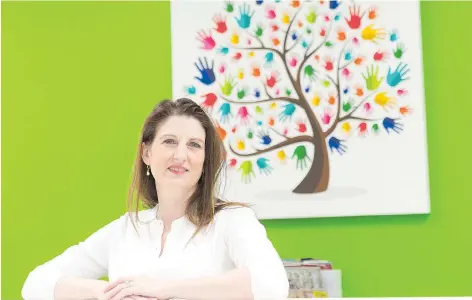  ?? MICHAEL BELL ?? Melanie McLeod, one of two psychiatri­c pharmacist­s in the province, is the owner of Vital Care Pharmacy, the first of its kind in Saskatchew­an to specialize in supporting patients with mental-health disorders, the transgende­r community and couples with...