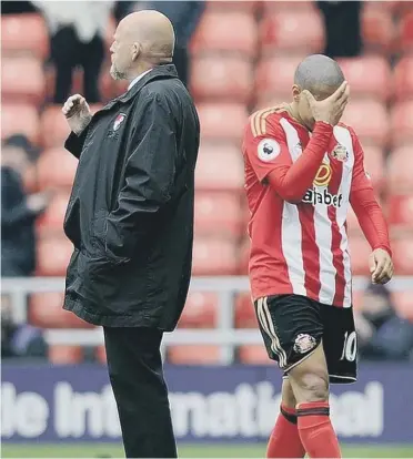  ??  ?? Sunderland’s relegation from the Premier League was confirmed when Bournemout­h secured a 1-0 win at the