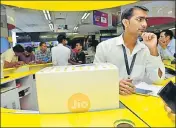  ?? MINT/FILE ?? Jio’s entry sparked off a price war in the telecom sector n