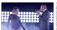  ?? (Photo AFP) ?? Il reste des places à  euros pour le concert de Beyonce et JayZ à l’Allianz Riviera de Nice, le  juillet.