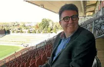  ?? PHOTO: CHRIS HILLOCK ?? 37 South managing director Dallas Fisher has brought the Sevens to Hamilton. Distrust from ratepayers still remains years after the V8 Supercars, below, financial screw up.