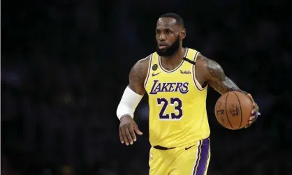  ?? Photograph: Marcio José Sánchez/AP ?? The Los Angeles Lakers’ LeBron James is chief among NBA players who have decided that the league’s selection of potential jersey messages did not go far enough.