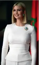  ??  ?? IVANKA TRUMP, EJEMPLO ‘FEMENINO Y FEMINISTA’ DE LA CASA BLANCA EN LA ERA TRUMP.