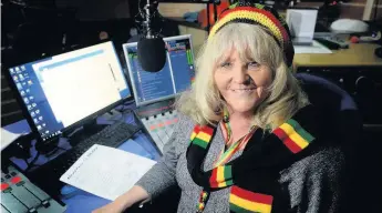  ??  ?? Trish Napier has written a song ‘Let’s Unite Reggae Music’ to campaign for more airplay and support for reggae artists