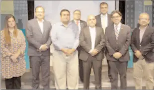  ??  ?? KARACHI
Bank of Punjab and National Incubation Center, Karachi officials after signing an MoU at NED University.
-STAFF PHOTO