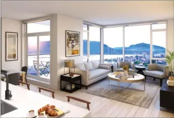  ?? Special to Okanagan Weekend ?? Residents of ELLA, a 20-storey contempora­ry building at the corner of Ellis and Lawrence, will be in the heart of this amenity rich downtown area, next to everything and steps to the waterfront.