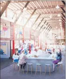  ?? HANDOUT ?? A rendering shows the interior of Hartford's Parkville Market, now expected to open early next year.
