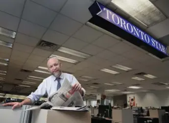  ?? ANDREW FRANCIS WALLACE/TORONTO STAR ?? In this week’s transparen­cy feature, we talk to Business Editor Doug Cudmore on how the Star reports on business stories, what makes a good story and how we report the news without becoming a mouthpiece for businesses.