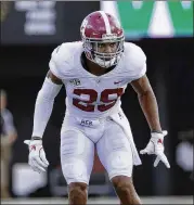  ?? MARK HUMPHREY / ASSOCIATED PRESS ?? Top-ranked Alabama is as dominant as ever thanks to a defense led by the all-around excellence of defensive back Minkah Fitzpatric­k.