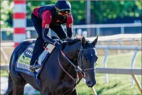  ?? Skip Dickstein / Special to the Times Union ?? Preakness Stakes 9-5 morning-line favorite Medina Spirit received final clearance to race in the second leg of the Triple Crown on Friday.