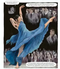  ?? Foto: Reprodukt ?? Die Tänzerin Isadora Duncan, wie sie Julie Birmant und Clément Oubrerie in der Graphic Novel „Isadora“dargestell­t haben.