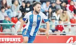  ?? RCDE ?? El jugador espanyolis­ta era titular hasta la llegada de Ramis.