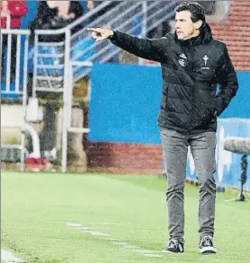  ?? FOTO: EFE ?? Juan Carlos Unzué ha encauzado el rumbo del Celta tras un arranque dubitativo