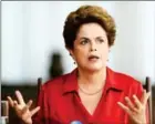  ?? ANDRESSA ANHOLETE/AFP ?? Suspended Brazilian President Dilma Rousseff will likely be sacked within days.