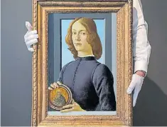  ??  ?? Sotheby’s estima que recibirá U$S 80 millones por el Botticelli.