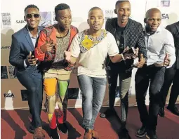  ?? / VELI NHLAPO ?? Thee Legacy at the South African Music Awards at Sun City Superbowl, North West, last Saturday.