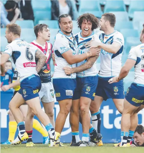  ?? Picture: GETTY IMAGES ?? The NRL has a tough time on its hands trying to work out which deal is the best for the Titans in the long-term.