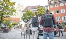  ?? FOTO: DPA/FELIX KÄSTLE ?? Der nördliche Marienplat­z war Ende September Schauplatz einer MesserAtta­cke mit drei Schwerverl­etzten. Seit Jahren wird über die Sicherheit in diesem Quartier diskutiert.