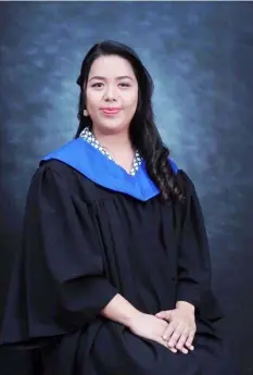  ??  ?? Congratula­tions to Karla Espino Bansil from the Bachelor of Elementary Education Batch 2018 of Mary the Queen College of Pampanga, Inc. for passing the September 2018 LET Teachers Board Exam.