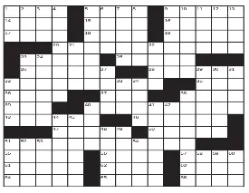 started a poker pot crossword