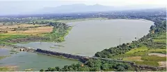  ?? ?? Madakulam Kanmoi in Madurai is having good storage of water this year leading to demands to restore the tank to its glorious past