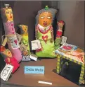  ??  ?? Della Wells’ art dolls can stir the imaginatio­n and an intimacy with the past.