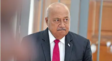  ??  ?? Minister for Defence Ratu Inoke Kubuabola in Parliament on March 9, 2018. Photo: Ronald Kumar