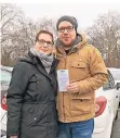  ??  ?? Mark Drissen und Manuela Ridders wussten nichts von den Gebühren.