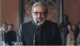  ??  ?? Jeff Goldblum apears in “Jurassic World: Fallen Kingdom.”