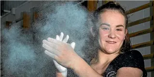  ?? PHOTO: GETTY IMAGES ?? Stella Ashcroft chalked up her Commonweal­th Games gymnastics selection in Auckland yesterday.