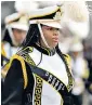  ??  ?? The St Katharine Drexel Prep marching band at Mardi Gras