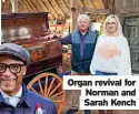  ?? ?? Organ revival for Norman and Sarah Kench