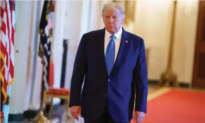  ??  ?? Donald Trump at the White House in Washington DC, on 23 September. Photograph: Mandel Ngan/AFP/Getty Images