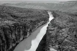  ??  ?? Michael P. Berman, Across from Sierra De San Vicente at the Big Bend along the Rio Grande, 2019, photograph