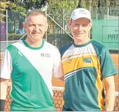  ?? ?? Irish internatio­nal and club member Aidan McNamara in Turkey at the ITF World Championsh­ips this week following a win over South Africa.