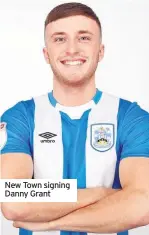  ??  ?? New Town signing Danny Grant