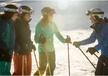  ?? PHOTOS BRIAN GOLDSTONE / WB SNOW SCHOOL ??